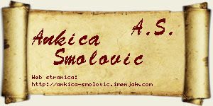 Ankica Smolović vizit kartica
